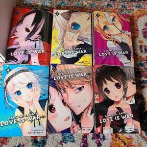 Kaguya Sama Love is War Manga vol 1-6